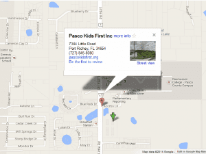Google Map Image to Pacso Kids First, Click to get directions.