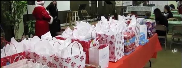 About 100 Kids have Brunch with Santa