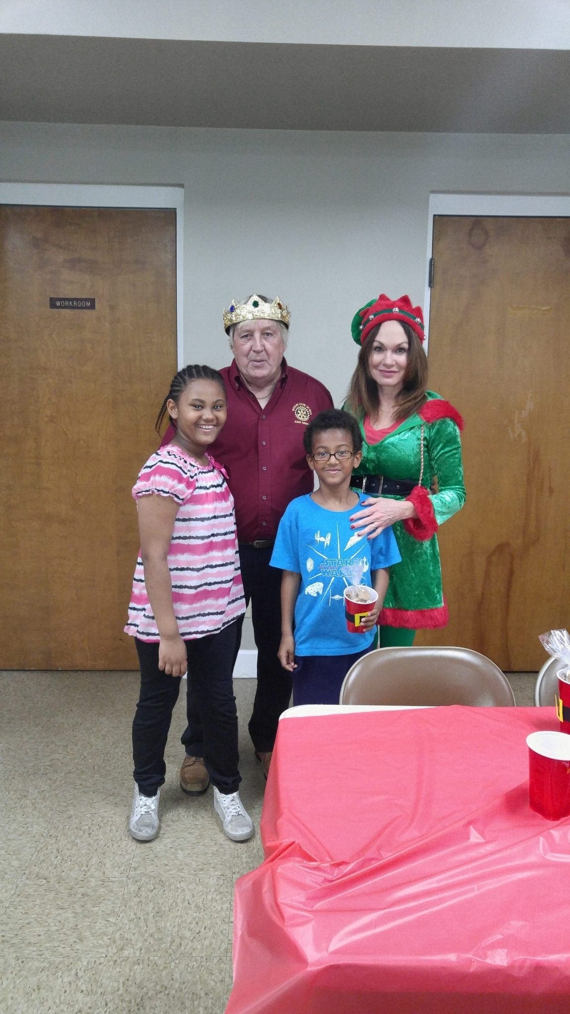 King Pithla at Healthy Families Brunch with Santa