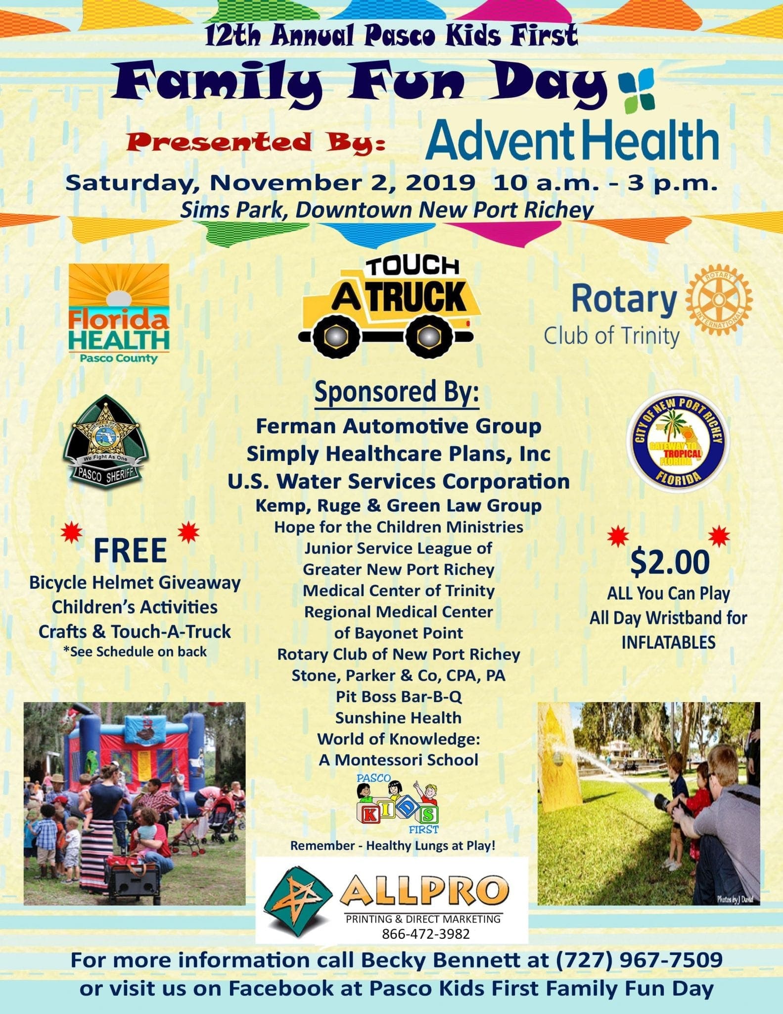 12th ANNUAL PASCO KIDS FIRST FAMILY FUN DAY